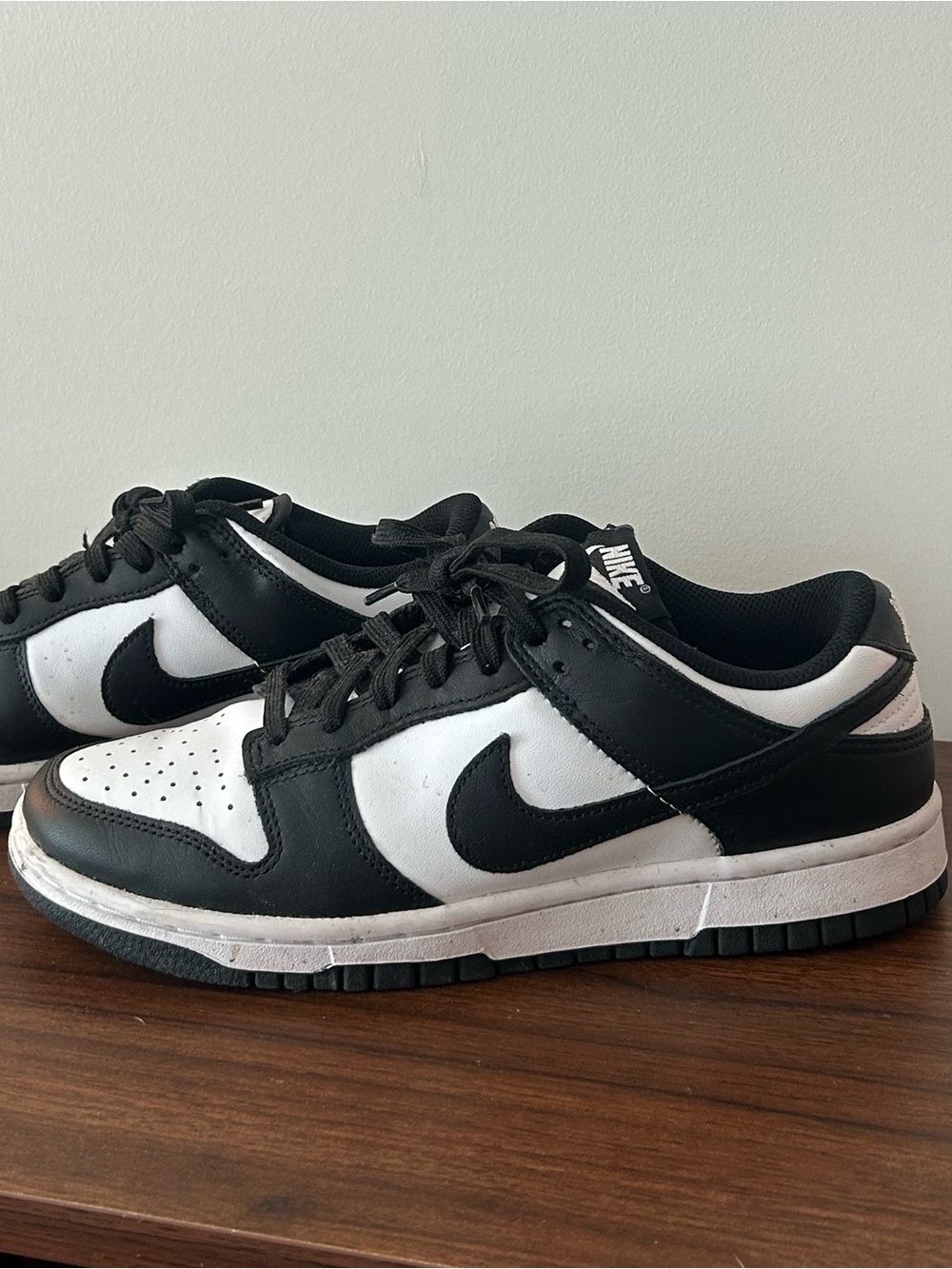 Nike Black and White Low-Top Sneakers